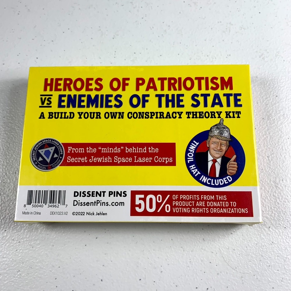 Heroes of‎ Patriotism vs Enemies of State Build Your Own Conspiracy Theory Kit
